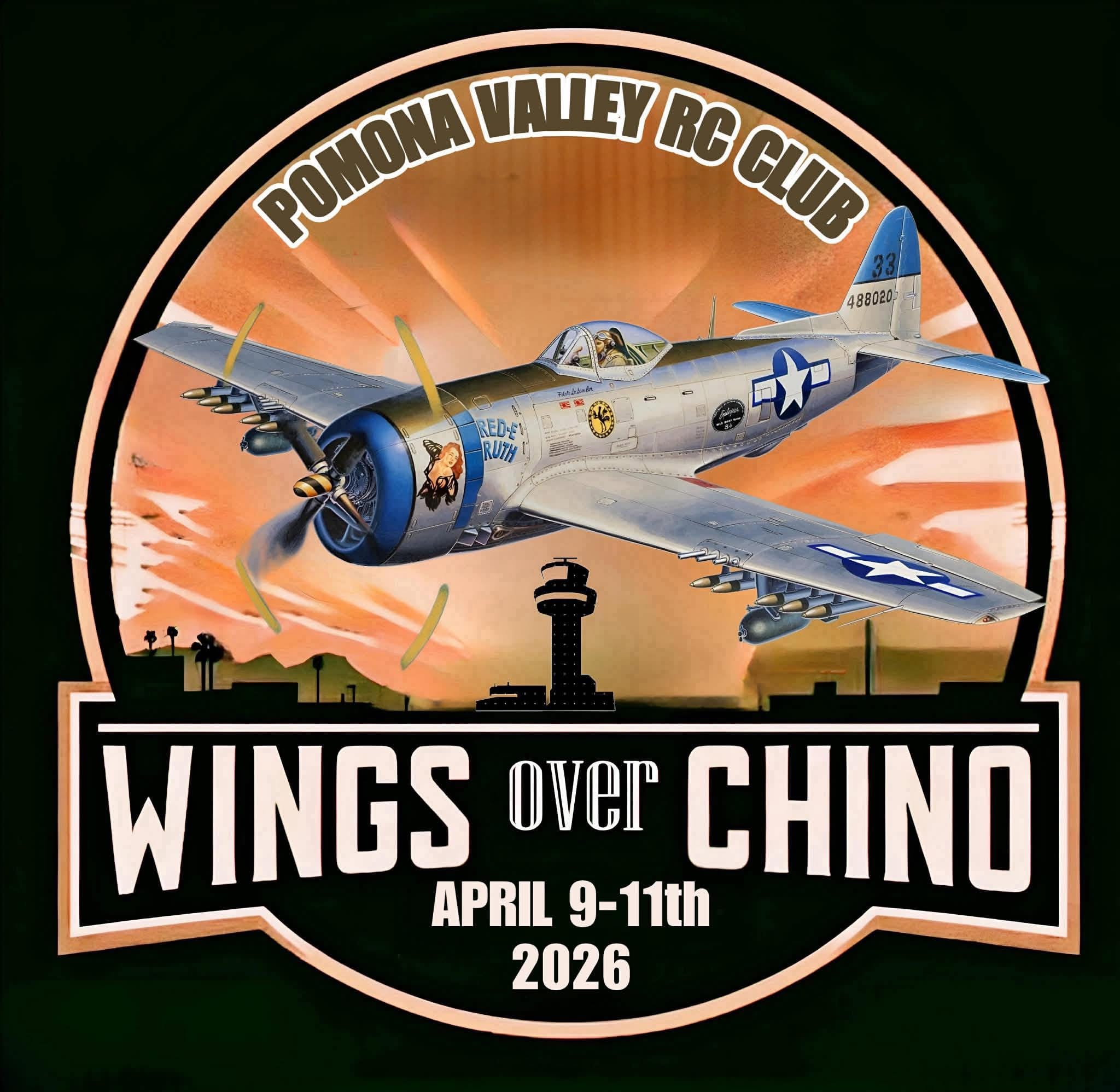 Wings Over Chino 2026 event logo
